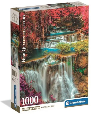 Clementoni Puzzle Collection - Evening in Tokyo 1000 Stücke, Compact Box - Puzzle für Erwachsene 14-99 Jahre, Geschenk für Mann und Frau, Made in Italy, 39984