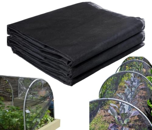 Gemüsesschutznetz, 3x4m Insektenschutznetz Garten Hhochbeet Abdeckung | Gemüsesnetz Garten Feinmaschig, Pflanzennetz Gartennetze Gemüses Insektenschutznetz, Schützen Obstbäume Gemüses Vor Insekten