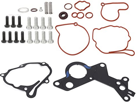 SUNGOOYUE Vacuum Tandem Bomba Reparación de la Bomba Junta de la de Vacío Juego de la de Vacío 038145209 Reemplazo con Juntas de Goma de Aluminio para el Asiento 1.2tdi 1.4tdi .9tdi 2.0tdi 2.0SDI
