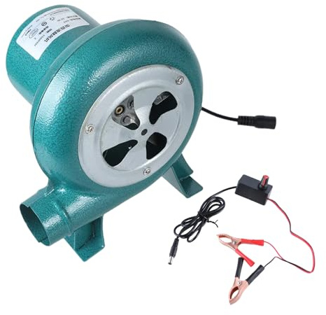 Hochgeschwindigkeit 12 V 2A Gebläse Mit 130 Cm Kabel Luft Mit Batterieclip Zum Kochen Freien Und Feuer Start Easy Carry