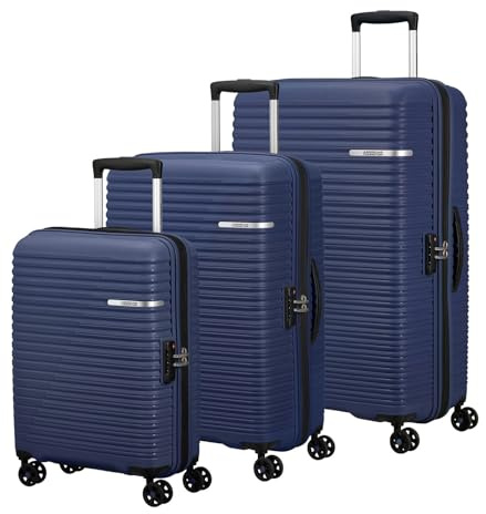American Tourister Trolley Liftoff 3 PC Set D Midnight Blue dunkelblau 79cm