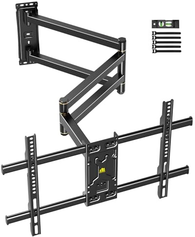 FORGING MOUNT Supporto TV Parete per 37-75” con 3 Braccio Articolati 1015mm | Fino a 40kg, VESA Max 600 x 400mm, Ideale per Angolo Staffa TV Girevole Inclinabile Orientabile Estensibile Universale