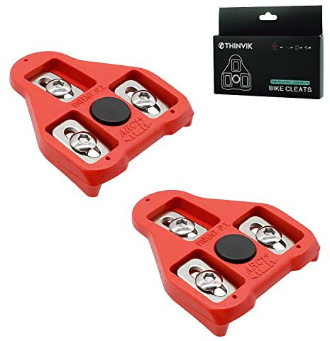 Miuphro Thinvik Road Bike Cleats kompatibel mit Delta Look (9 Grad Float), Indoor Cycling Peloton..