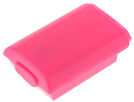 SDENSHI Cache batterie pour Microsoft Xbox 360 Slim sans fil Rose