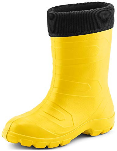 Ladeheid Stivali Imbottiti Donna in Spuma Eva LALMG879 (Giallo/Nero, 37 EU)