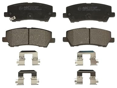 ABE C2Y034ABE Bremsbelagsatz Bremsbeläge Hinten Kompatibel mit FORD USA Mustang VI Coupe