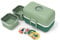 monbento - Lunch Box Enfant MB Tresor Green Forest - Boîte Repas et/ou Goûter 3 Compartiments - Idéal Ecole/Parc - Sans BPA - Durable et Sûr - Vert
