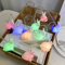 Riaxuebiy Niedlich Kaninchen-Lichterketten,Batteriebetriebene Bunt Dekoratives Nachtlicht Lichterkette für Hochzeit Kinderzimmer Dekoration (1.65m/10led, Kaninchen)