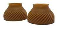 Thorocare Helo Bell Boots Large (L) Heavy Duty Protection Great for Turnout! Natural