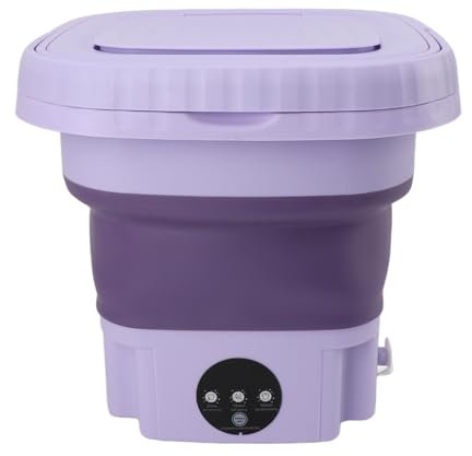 Lavadora Portátil, Mini Lavadora Plegable de Gran Capacidad de 11 Litros para Ropa Pequeña, Ropa de bebé, Ropa Interior, Pequeña Lavadora y Secadora Portátil Combinadas para RV