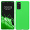 kwmobile Custodia Compatibile con Samsung Galaxy S20 FE Cover - Back Case per Smartphone in Silicone TPU - Protezione Gommata - verde fluorescente