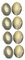 SEWACC 8 Stk Fotorahmen-anhänger Kleines Bild Medaillon Mädchen Halskette Bild-medaillon-anhänger Halskette Medaillon Fotodekoration Medaillon Fotorahmen Halskette Für Mädchen Metall