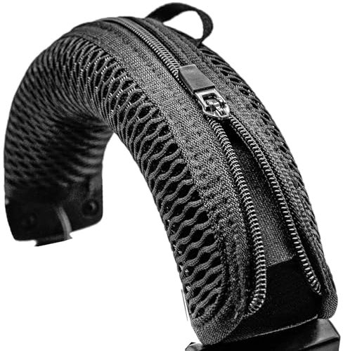 YunYiYi Kopfband-Abdeckung, kompatibel mit ATH M50, M50s, M50BT, M40X, M40, M35, M30, MSR7 Kopfhörern, atmungsaktives Netzgewebe, Polsterbezüge Serie und mehr, Schwarz
