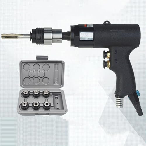 Pneumatische Gewindeschneidmaschine, handgeführter Druckluft-Bohrschrauber, 850 U/min, zum Bohren/Gewindeschneiden, für Stahl, Eisen, Kupfer, Aluminium, Kunststoff