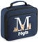 Personalised Lunch Box Bag with Initial and Name for Girls 5 Different Design Styles (Navy Lunch Bag)