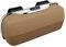 Sharplace Sunglasses Holder for Car Visor, Car Sunglasses Holder, Eyeglasses Storage Organizer, Sunglasses Clip Hard Shell Car Visor Sunglasses Case, Auto Glasses Case, Beige