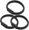 Angoily 3 Stück USB Type C Ladekabel Geflochtenes Armband Design Schnelle Datenübertragung und Aufladung für Smartphones und Tablets Schwarz