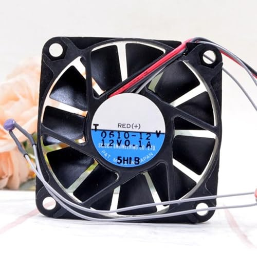 For ICFAN 6CM 12VDC 0.10A 0610-12 Slim Car Hard Drive Super Silent Fan