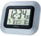 Technoline WS 8005 Radio Controlled Wall Clock (black-silver with batteries)