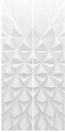 Bilderwelten Schiebegardinen Geometrisches Muster 3D Effekt Deckenhalterung, 2X á 250 x 60cm