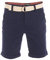 riverso Herren Chino Shorts RIVHenry Gürtel Bermuda Kurze Hose 98% Baumwolle Hellblau Dunkelblau Navy Rot Grün Orange Beige Grau w30 - w42, Größe:W 32, Farbe:Dark Navy (19400)