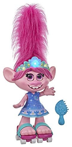 Trolls Les 2 DreamWorks World Tour Poppy Dancing Hair Doll