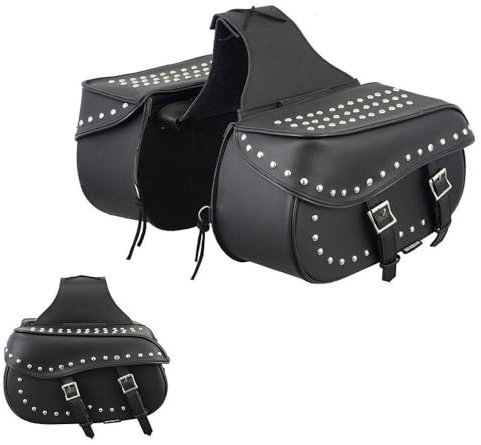 RXL Motorrad-Satteltasche, Motorradausrüstung, Aufbewahrung, Organizer, wasserdichte Satteltasche für beide Seiten, Werkzeugbox, Schwarz