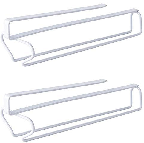 ASFINS Porte Verres Suspendu, 2 pièces Range Verre Suspendu Rangement Verre Suspendu, pour Cuisine, Bar ou Restaurant, 31 cm x 8,6 cm (Blanc)