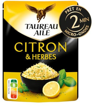 Taureau - Ala de arroz microondas Basmati limón y hierbas (2 minutos)