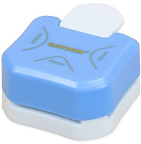 RAYSON 3-in-1-Eckenstanzer, 4 mm, 7 mm, 10 mm, 3-Wege-Eckenrunder, Papierstanzer für Papierhandwerk, DIY-Projekte, Blau
