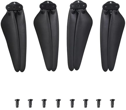 Zubehör für Drohnen 4 Pack -Drohnen -Propellerklingen for SG908 SG906 SG906 Profi SG906 Pro2 SG907 RC Drohne Ersatzpropellerblätterzubehör (Color : Black)