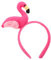 STOBOK Flamingo-kostüm-haar-accessoire Haarband Flamingo-haarreifen Flamingo-kopfbedeckung Hawaiianische Accessoires Verrückte Hüte Für Erwachsene Kuscheltier Haarring Bankett Modellieren