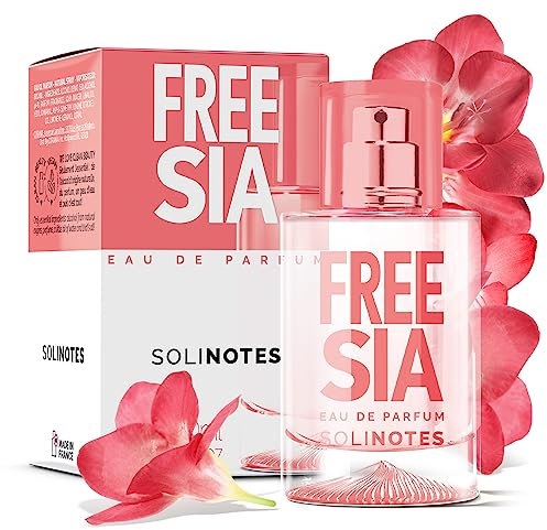 Parfum Femme SOLINOTES Freesia - Eau De Parfum | Fragrance Florale et Apaisante - Cadeau Parfait pour Elle - 50 ml