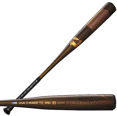 DeMarini 2024 Voodoo One (-3) BBCOR Baseballschläger, 86,4 cm/878,8 g