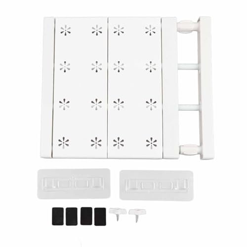 HERCHR Schrank-Spannregal, Erweiterbares Schrank-Spannregal, Aufbewahrungsregal, Verstellbare DIY-Schrankteiler, Trennwände Für Schrank, Kleiderschrank(30-40cm)