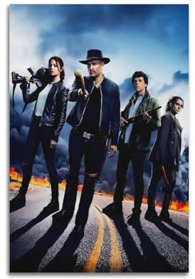 VZRSQZK Zombieland 2 Filmposter, dekoratives Gemälde, Leinwand-Wandposter und Kunstdruck, modernes Familienschlafzimmer-Dekor-Poster, 20 x 30 cm