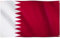 Runesol Bandiera Qatar, 91x152cm, 3ft x 5ft, 4 Occhielli, 1 Occhiello in Ogni Angolo, Bandiera Stato Arabo, Kattar, Interno, Esterno, Festone, Colori Vividi