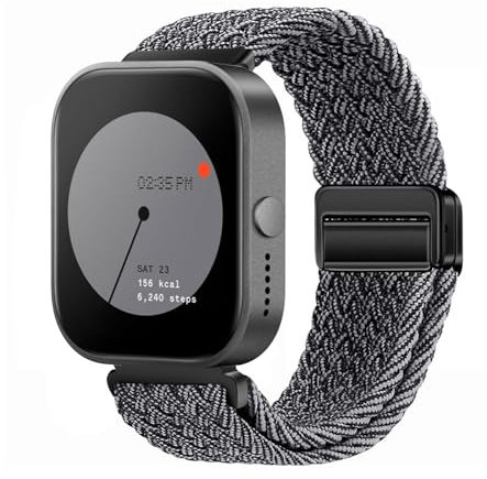 KUWAI Nylonarmband für Nothing Watch Pro - Geflochten Magnetische Armbänder CMF by Nothing für Damen und Herren (II)