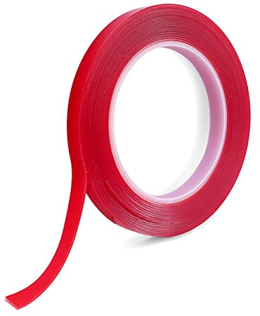 BAYORE Width 10/12mm Length 3/5/10M Nail Adhesive Tape Waterproof Nail Transparent Double-side Tape For False Nail Tips Display Nail Adhesive Tape