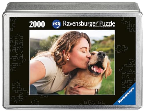 Ravensburger Fotopuzzle 2000 Teile mit eigenem Bild Metallbox Querformat S | 2000 Teile, Zum Selbstgestalten, Personalisierte Fotogeschenke, Für Kinder und Erwachsene