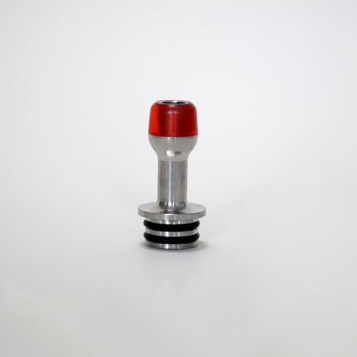 RUIYITECH Punte di gocciolamento in acciaio inossidabile 510 per atomizzatore serbatoio 510 RTA (rosso)