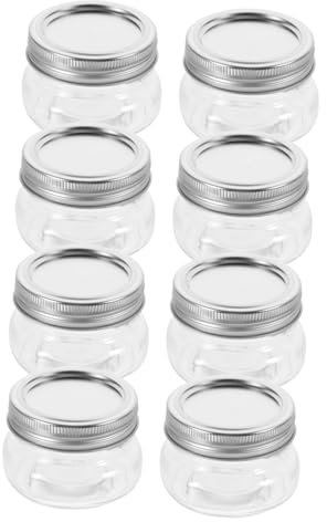COLLBATH 8 Stück Mini Einmachgläser Aus Glas Mit Schraubdeckel Ideale Marmeladengläser Für Honig Und Aufbewahrung Von Selbstgemachten Konserven Luftdicht Und Vielseitig Einsetzbar