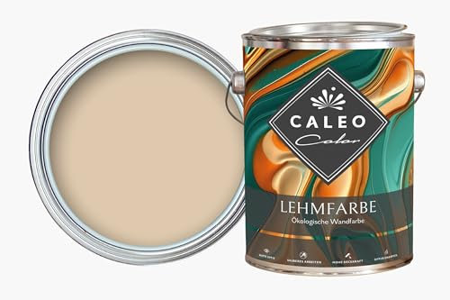 Caleo Color Lehmfarbe KÖNIGSFELSEN 5 Liter - ökologische Wandfarbe für Wohnzimmer und Co. - hoch deckend, tropffrei, geruchsneutral