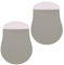 Xafrstyu Universal Stick-On Mouse Pouch - Pack of 2, Wireless Mouse Holders for Laptops & iPads, Reusable Adhesive Mouse Sleeves, No Residue, Compatible with MacBook (grey)