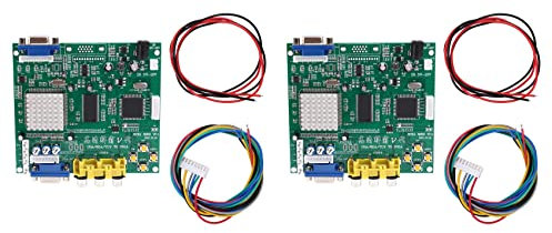 Janasiba 2X GBS8200 CGA//YUV/RGB zu VGA Ausgang Arcade Jamma Game HD Video Konverter Board Monitor zu LCD GBS-8200