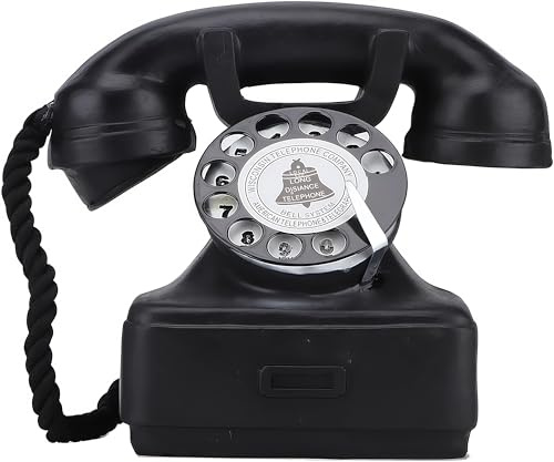 Retro Telefon Schreibtisch Ornament 14 cm Harz Vintage Stil dekoratives Telefon Modell Vintage deko mit Foto Requisit for Home Office Café Bar