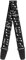 Buckle-Down GS-W33920 Gitarrengurt, Musiknoten, Schwarz/Weiß, 5,1 cm breit, 73,7–137,2 cm Länge