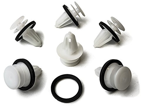 10x Zierleisten Verkleidung Stoßstange Befestigung Clips mit Dichtung | W713297-S300
