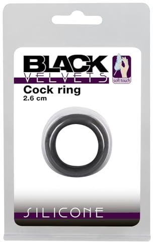 Black Velvets Cock Ring 2.6 cm, schwarz