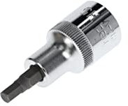 GEDORE red Screwdriver bit socket hex, 5 mm AF, 1/2 12.5 mm, Screwdriver bit socket, Tool, R62550510, Steel